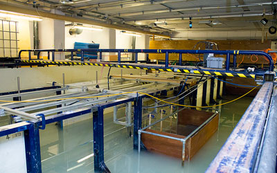 Total Environment Simulator at The Deep used for modelling bedform development.